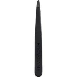 Browgame Cosmetics Signature Tweezer Slanted Soft Touch - Blackout