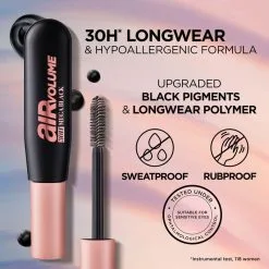 L'Oréal Paris L'Oréal Paris Air Volume 30H Mega Black Extra Black 9,4 Ml
