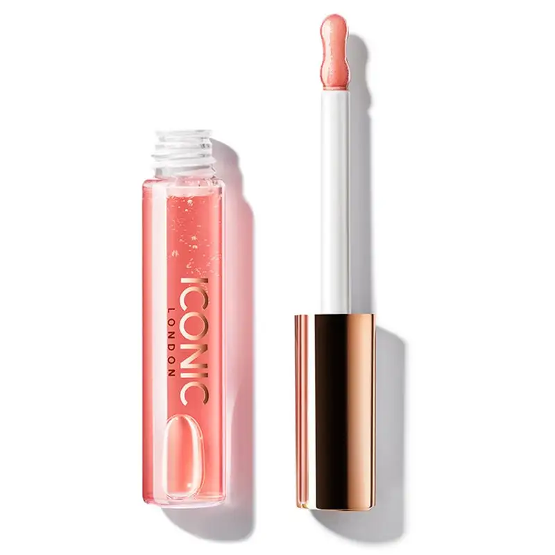 ICONIC London Lustre Lip Oil She-s A Peach, Coral 3 ICONIC London Lustre Lip Oil She-s A Peach, Coral