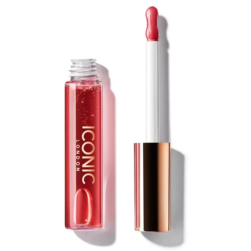ICONIC London Lustre Lip Oil One To Watch, Red 3 ICONIC London Lustre Lip Oil One To Watch, Red