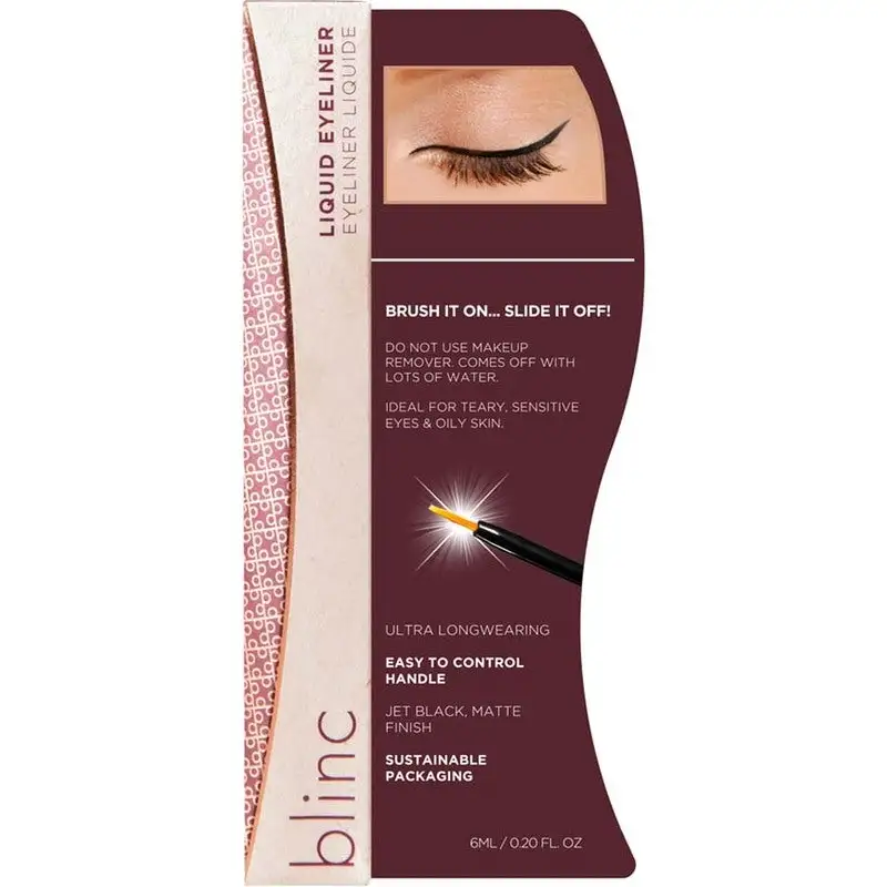 Blinc Liquid Eyeliner Black 6 Ml 3 Blinc Liquid Eyeliner Black 6 Ml