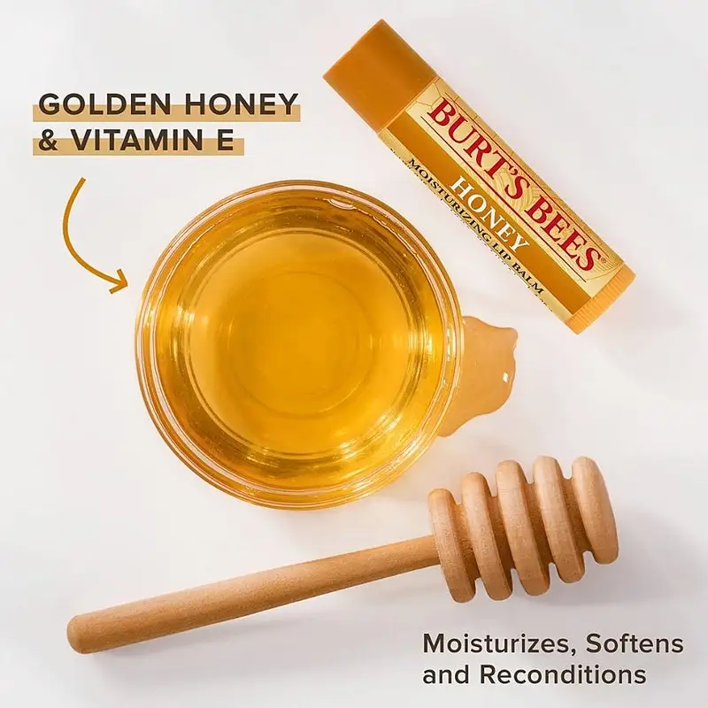 Burt's Bees Burt's Bees Lip Balm Honey 3 Burt's Bees Burt's Bees Lip Balm Honey