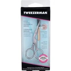 Tweezerman Brow Shaping Scissors & Brush