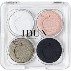 IDUN Minerals Eyeshadow Palette Vitsippa 4 G