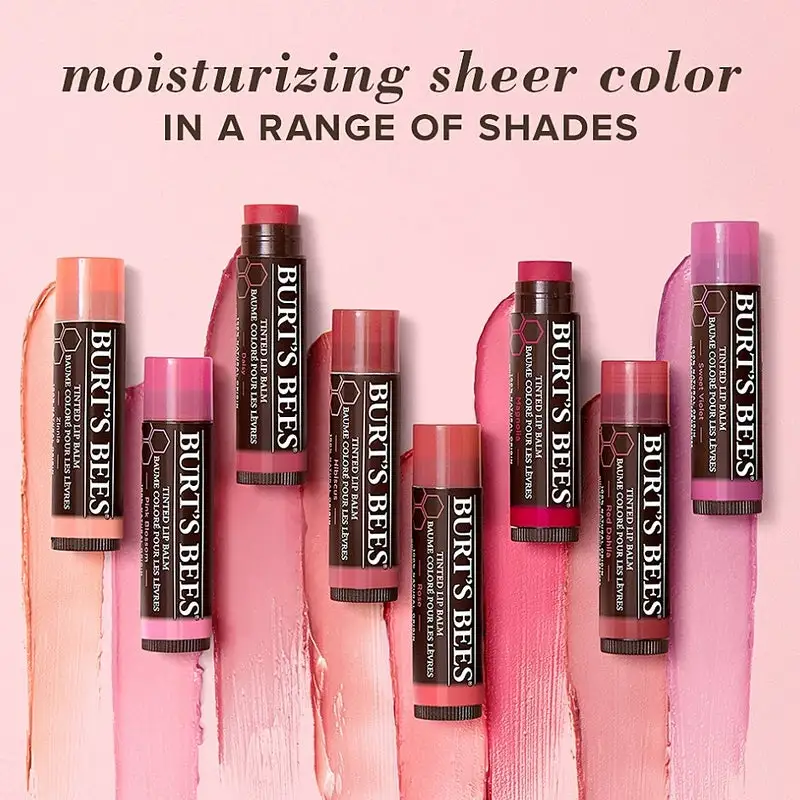 Burt's Bees Burt's Bees Tinted Lip Balm Zinnia 3 Burt's Bees Burt's Bees Tinted Lip Balm Zinnia