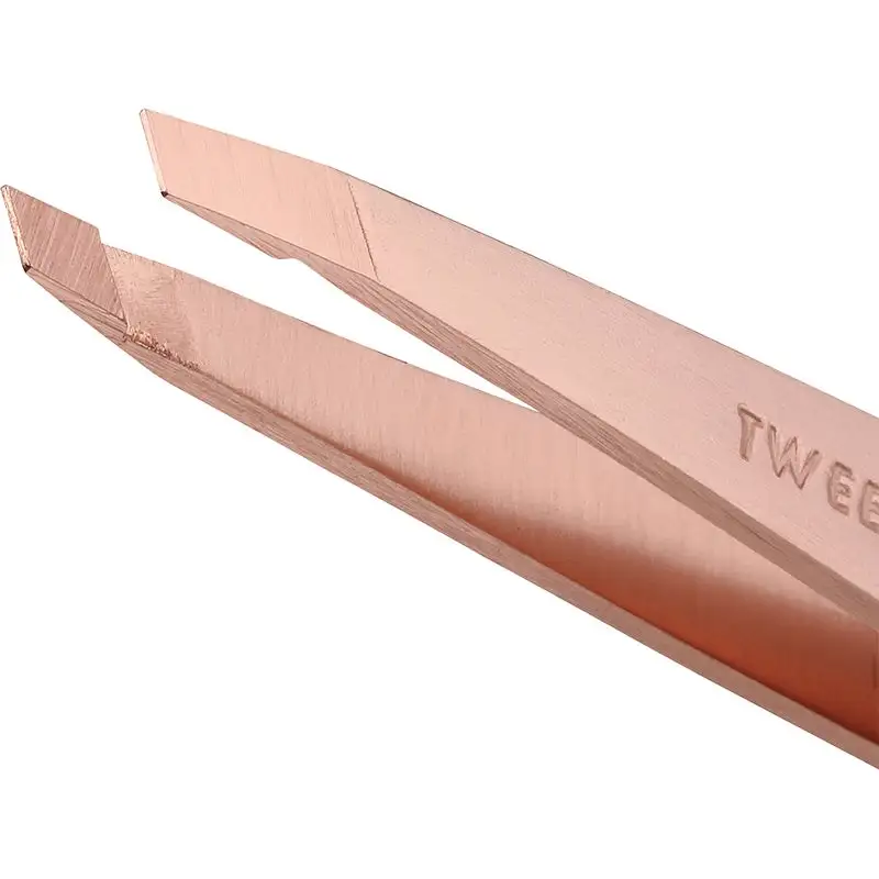 Tweezerman Rose Gold Slant Tweezer 1 St 3 Tweezerman Rose Gold Slant Tweezer 1 St