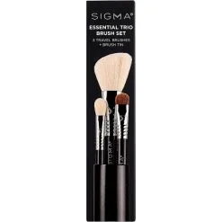 Sigma Beauty Essential Trio Brush Set - Black 7 Sigma Beauty Essential Trio Brush Set - Black -Øyne butikk P 100074