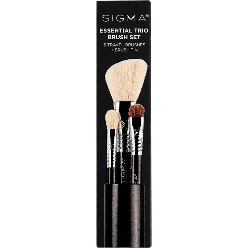 Sigma Beauty Essential Trio Brush Set - Black 5 Sigma Beauty Essential Trio Brush Set - Black - Bilde 3