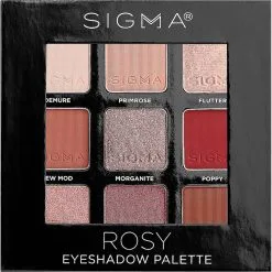Sigma Beauty Rosy Eyeshadow Palette -Øyne butikk P 100086