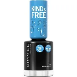 Rimmel London Kind & Free Clean Nail Polish 159 Black -Øyne butikk P 100348