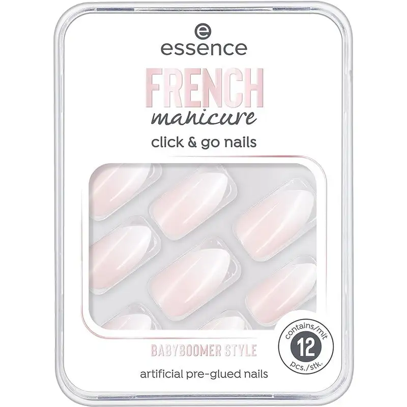 Essence French Manicure Click & Go Nails 02 Babyboomer Style 3 Essence French Manicure Click & Go Nails 02 Babyboomer Style