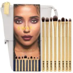 SWATI Cosmetics Deluxe Eye Brush Set 8 Pcs 9 SWATI Cosmetics Deluxe Eye Brush Set 8 Pcs -Øyne butikk P 101240