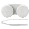 SWATI Cosmetics Lens Case & Tweezers Grey Grey -Øyne butikk P 101243