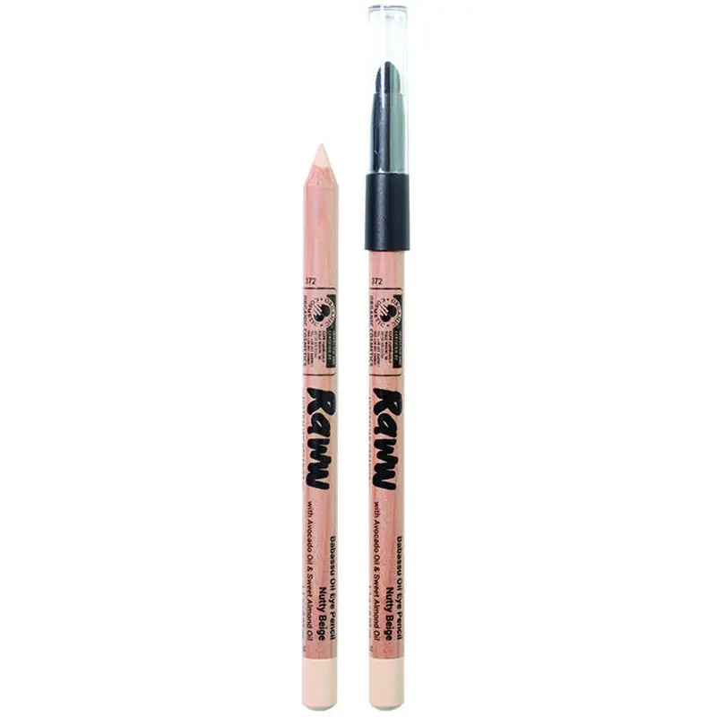 Raww Cosmetics Babassu Oil Eye Pencil Nutty Beige 3 Raww Cosmetics Babassu Oil Eye Pencil Nutty Beige