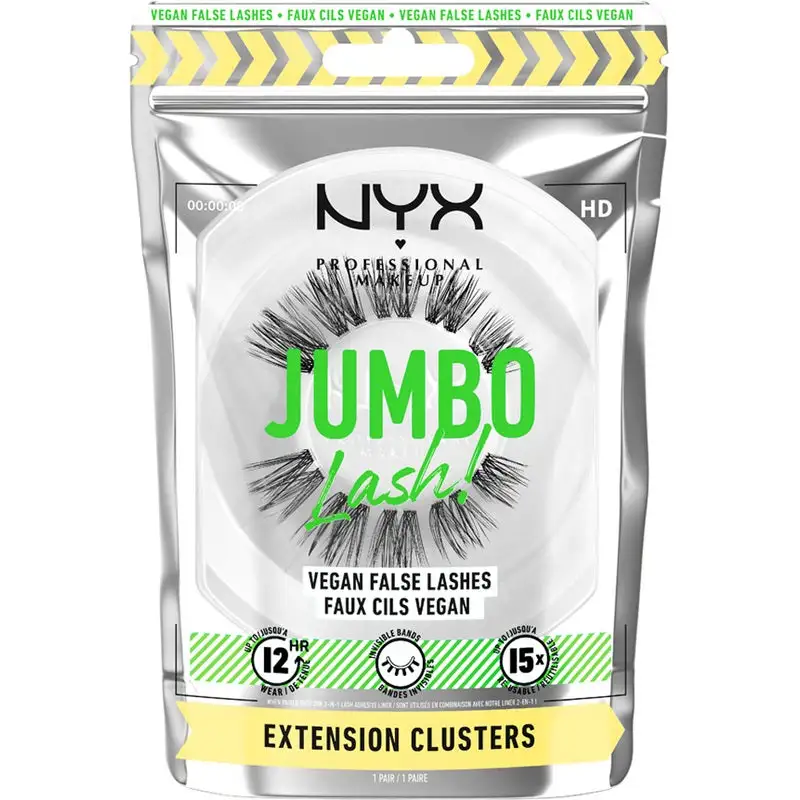 NYX Professional Makeup Jumbo Lash! Vegan False Lashes Extension Clusters 01 6 NYX Professional Makeup Jumbo Lash! Vegan False Lashes Extension Clusters 01 - Bilde 4