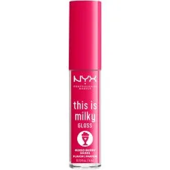 NYX Professional Makeup This Is Milky Gloss Lip Gloss Mixed Berry Shake 09 -Øyne butikk P 109860