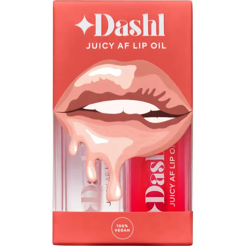 Dashl Juicy Af Lip Oil - 2-Pack Look Good Naked & Lust For Love 6 Dashl Juicy Af Lip Oil - 2-Pack Look Good Naked & Lust For Love - Bilde 4