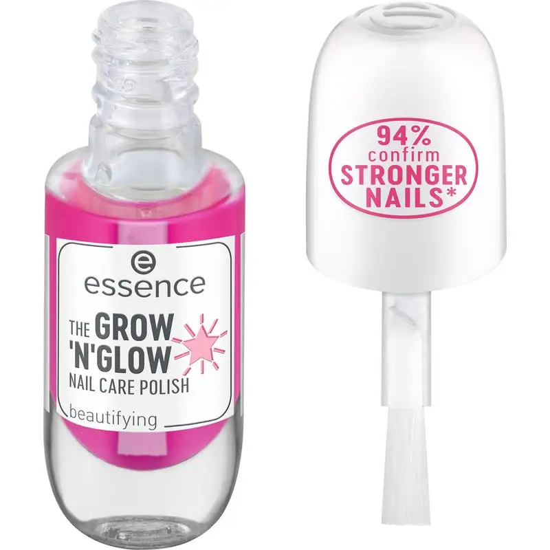 Essence The Grow'N'Glow Nail Care Polish 8 Ml 4 Essence The Grow'N'Glow Nail Care Polish 8 Ml - Bilde 2