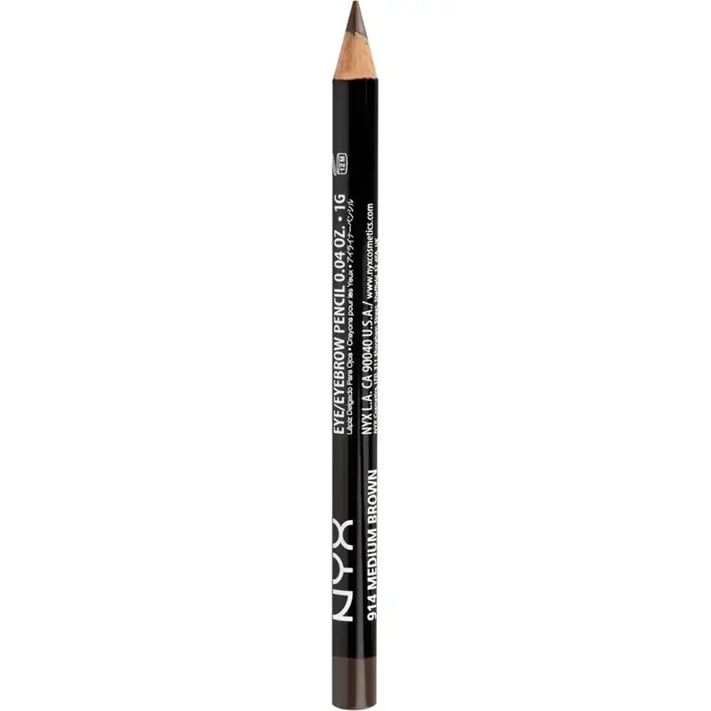 NYX Professional Makeup Slim Eye Pencil SPE914 Medium Brown 3 NYX Professional Makeup Slim Eye Pencil SPE914 Medium Brown
