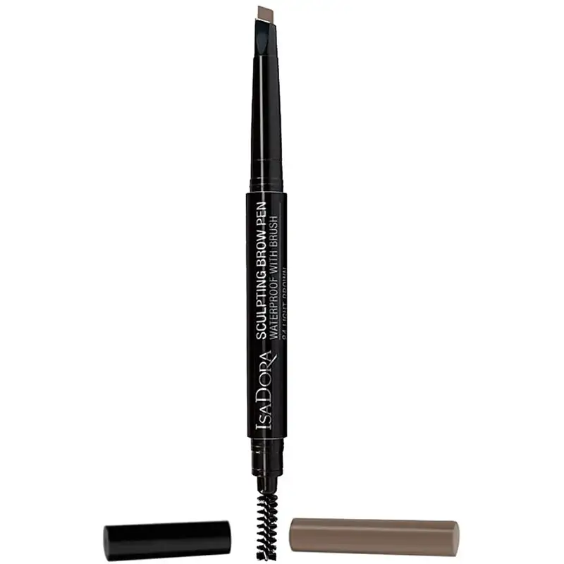 IsaDora Sculpting Brow Pen Waterproof With Brush Light Brown 5 IsaDora Sculpting Brow Pen Waterproof With Brush Light Brown - Bilde 3