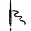 NYX Professional Makeup Fill & Fluff Eyebrow Pomade Pencil Black 1 NYX Professional Makeup Fill & Fluff Eyebrow Pomade Pencil Black -Øyne butikk P 79370
