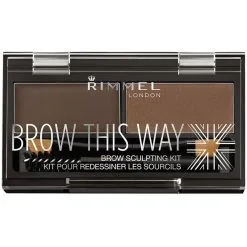 Rimmel London Brow This Way Eyebrow Powder Kit 003 Dark Brown