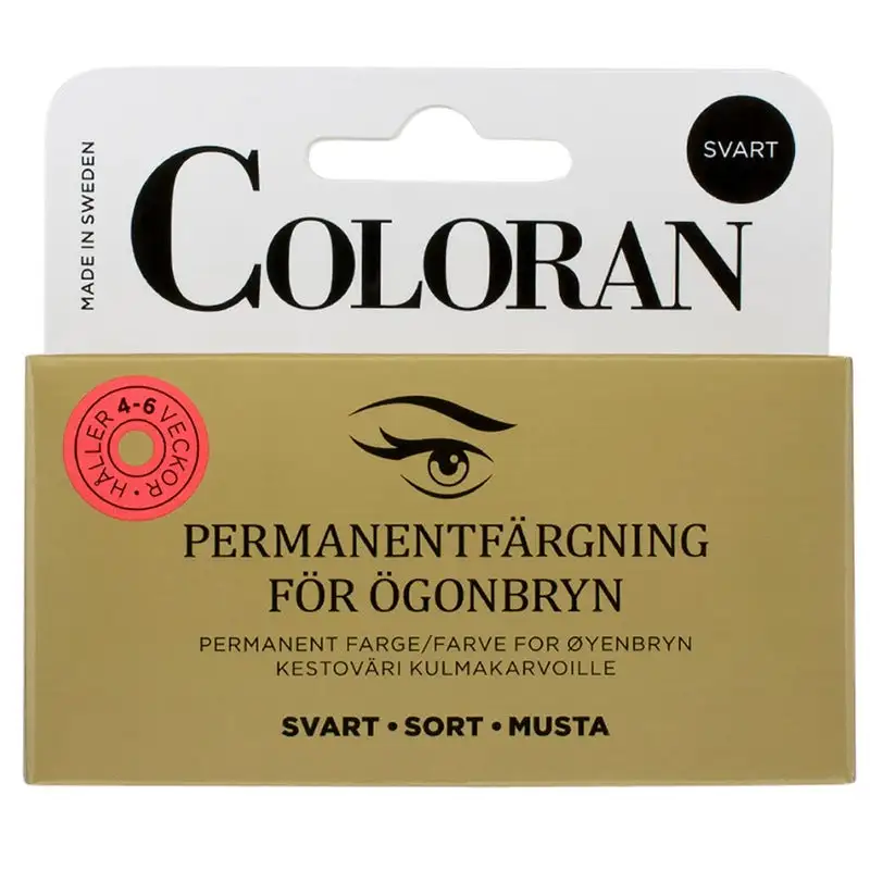 Coloran Eyebrow Colour Black 3 Coloran Eyebrow Colour Black
