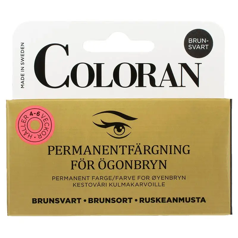 Coloran Eyebrow Colour Brown Black 3 Coloran Eyebrow Colour Brown Black