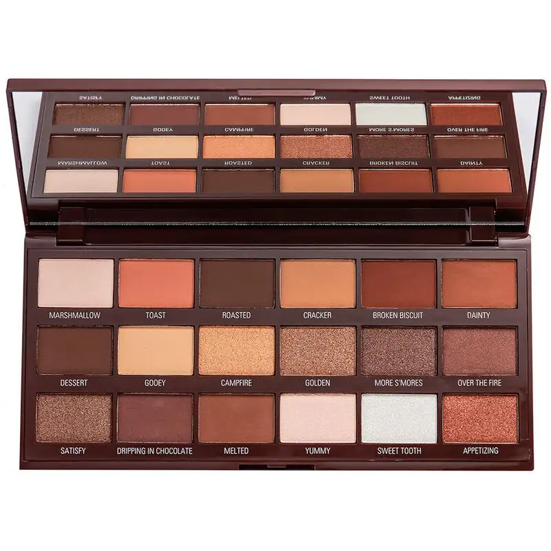 Makeup Revolution I Heart Smores Chocolate Palette 6 Makeup Revolution I Heart Smores Chocolate Palette - Bilde 4