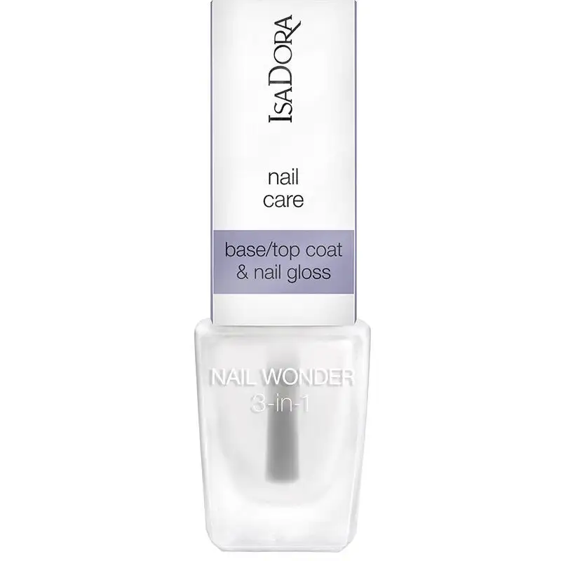 IsaDora Nail Wonder 3-in-1 Nail Polish Clear 6 Ml 4 IsaDora Nail Wonder 3-in-1 Nail Polish Clear 6 Ml - Bilde 2