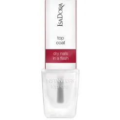 IsaDora Instant Dry Quick-Drying Top Coat Clear 6 Ml 5 IsaDora Instant Dry Quick-Drying Top Coat Clear 6 Ml -Øyne butikk P 97735