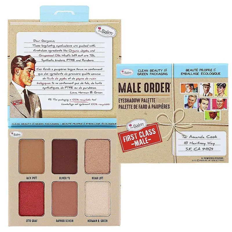 The Balm Male Order Eyeshadow Palette First Class 3 The Balm Male Order Eyeshadow Palette First Class