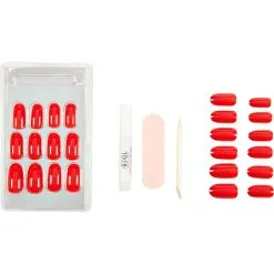 Ardell Nail Addict Colored Cherry Red 6 Ardell Nail Addict Colored Cherry Red -Øyne butikk X 100985