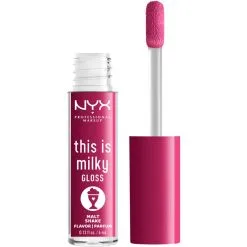 NYX Professional Makeup This Is Milky Gloss Lip Gloss Malt Shake 12 7 NYX Professional Makeup This Is Milky Gloss Lip Gloss Malt Shake 12 -Øyne butikk X 109858