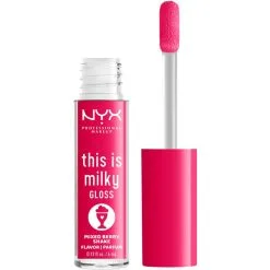 NYX Professional Makeup This Is Milky Gloss Lip Gloss Mixed Berry Shake 09 -Øyne butikk X 109860