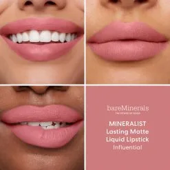 BareMinerals Mineralist Lasting Matte Liquid Lipstick Influential 8 BareMinerals Mineralist Lasting Matte Liquid Lipstick Influential -Øyne butikk X 111470