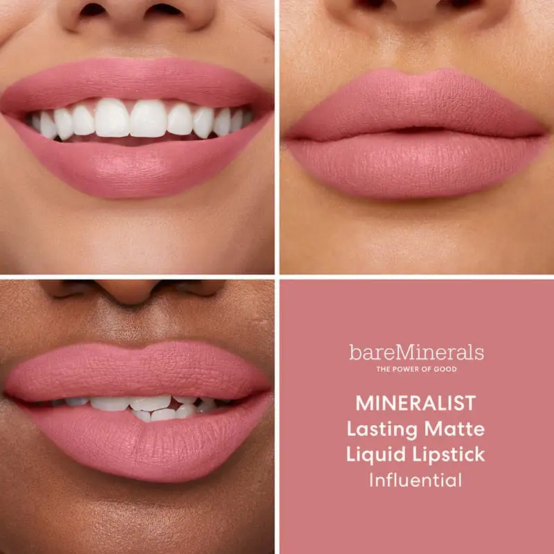 BareMinerals Mineralist Lasting Matte Liquid Lipstick Influential 4 BareMinerals Mineralist Lasting Matte Liquid Lipstick Influential - Bilde 2