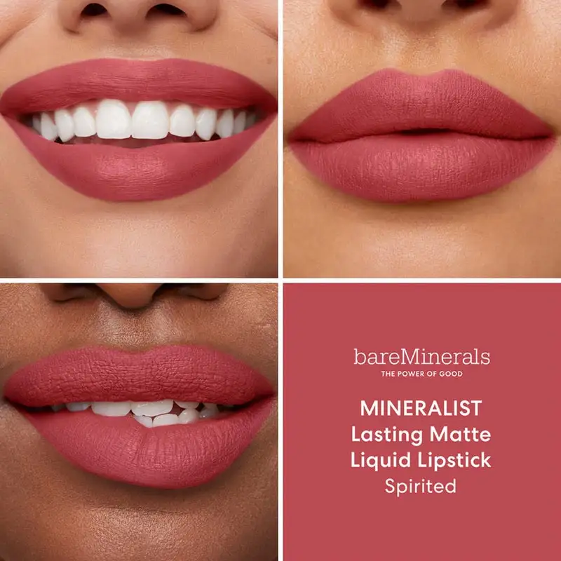 BareMinerals Mineralist Lasting Matte Liquid Lipstick Spirited 4 BareMinerals Mineralist Lasting Matte Liquid Lipstick Spirited - Bilde 2