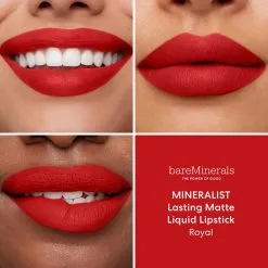 BareMinerals Mineralist Lasting Matte Liquid Lipstick Royal -Øyne butikk X 111475