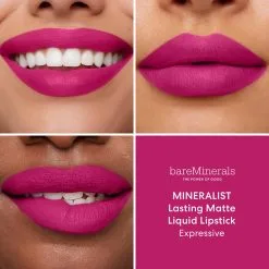 BareMinerals Mineralist Lasting Matte Liquid Lipstick Expressive -Øyne butikk X 111478