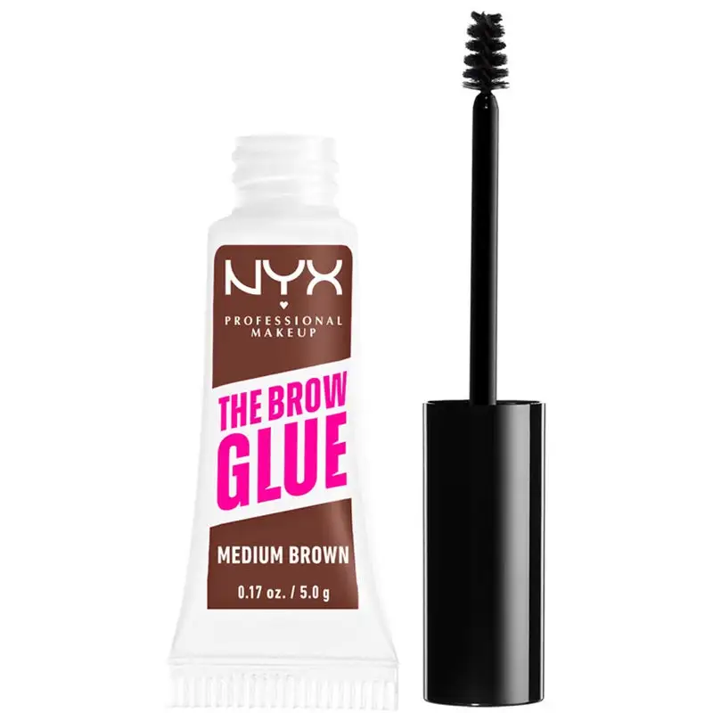 NYX Professional Makeup The Brow Glue Instant Brow Styler Medium Brown 03 4 NYX Professional Makeup The Brow Glue Instant Brow Styler Medium Brown 03 - Bilde 2