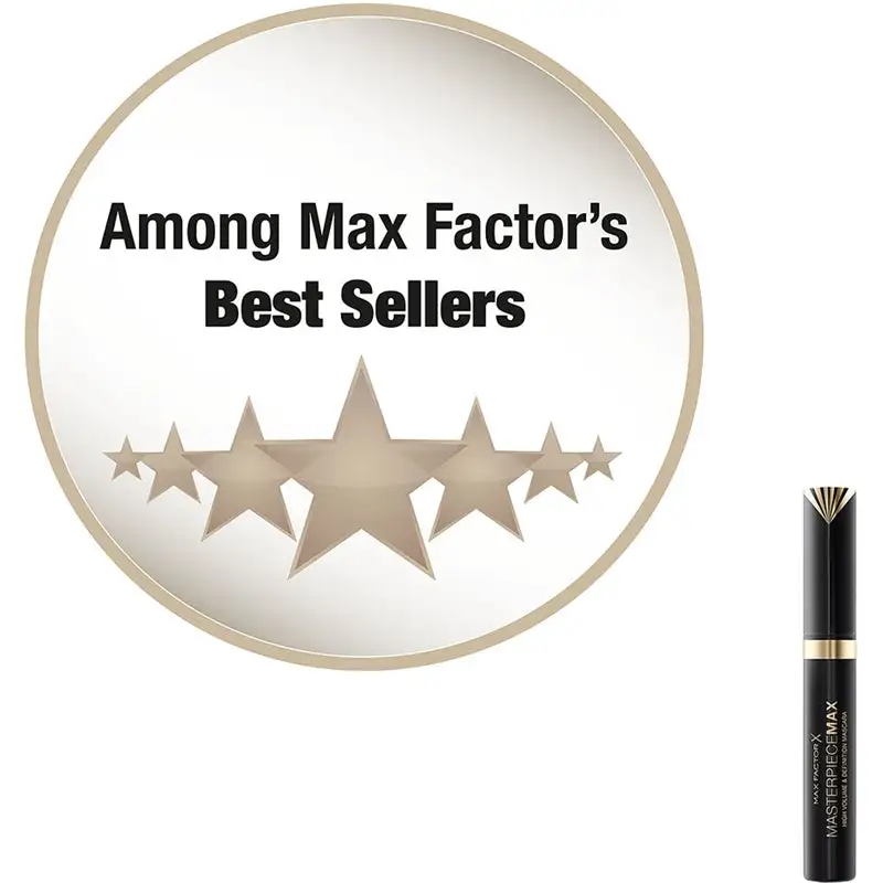 Max Factor Masterpiece Max Mascara Mascara N°01 Black 4 Max Factor Masterpiece Max Mascara Mascara N°01 Black - Bilde 2