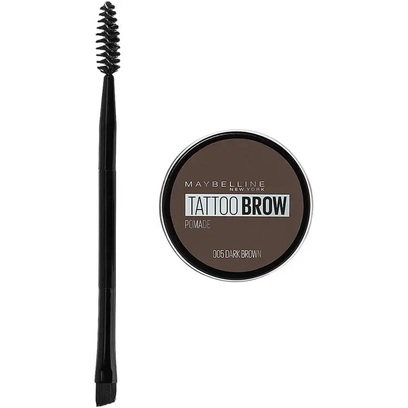 Maybelline Tattoo Brow Pomade Pot Dark Brown 4 Maybelline Tattoo Brow Pomade Pot Dark Brown - Bilde 2