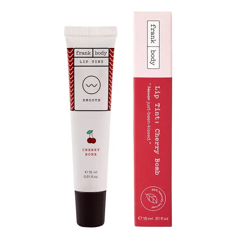 Frank Body Lip Tint Cherry Bomb 15ml 4 Frank Body Lip Tint Cherry Bomb 15ml - Bilde 2