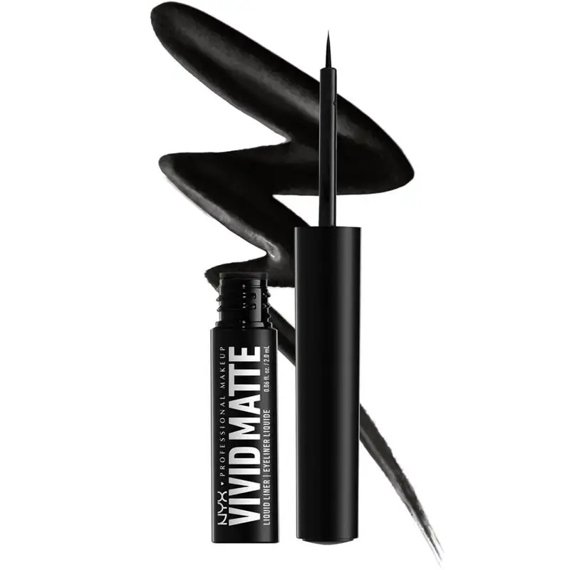 NYX Professional Makeup Vivid Matte Liquid Liner Black 01 5 NYX Professional Makeup Vivid Matte Liquid Liner Black 01 - Bilde 3