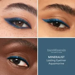 BareMinerals Mineralist Lasting Eyeliner Aquamarine Aquamarine (metallic) -Øyne butikk Y 99017