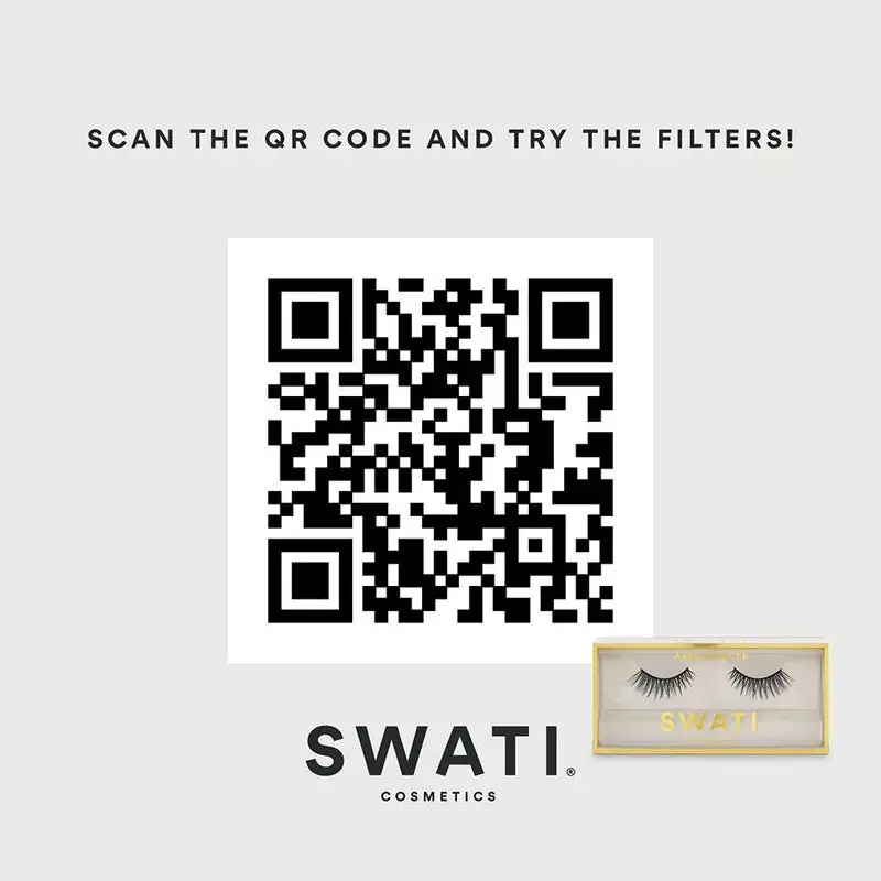 SWATI Cosmetics Faux Mink Lashes Amazonite Black 6 SWATI Cosmetics Faux Mink Lashes Amazonite Black - Bilde 4