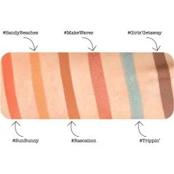 The Balm Voyage Gold Coast Face Palette 11 The Balm Voyage Gold Coast Face Palette -Øyne butikk Z 111509