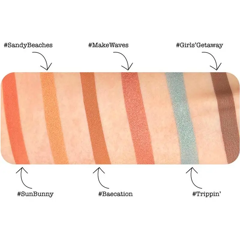 The Balm Voyage Gold Coast Face Palette 6 The Balm Voyage Gold Coast Face Palette - Bilde 4